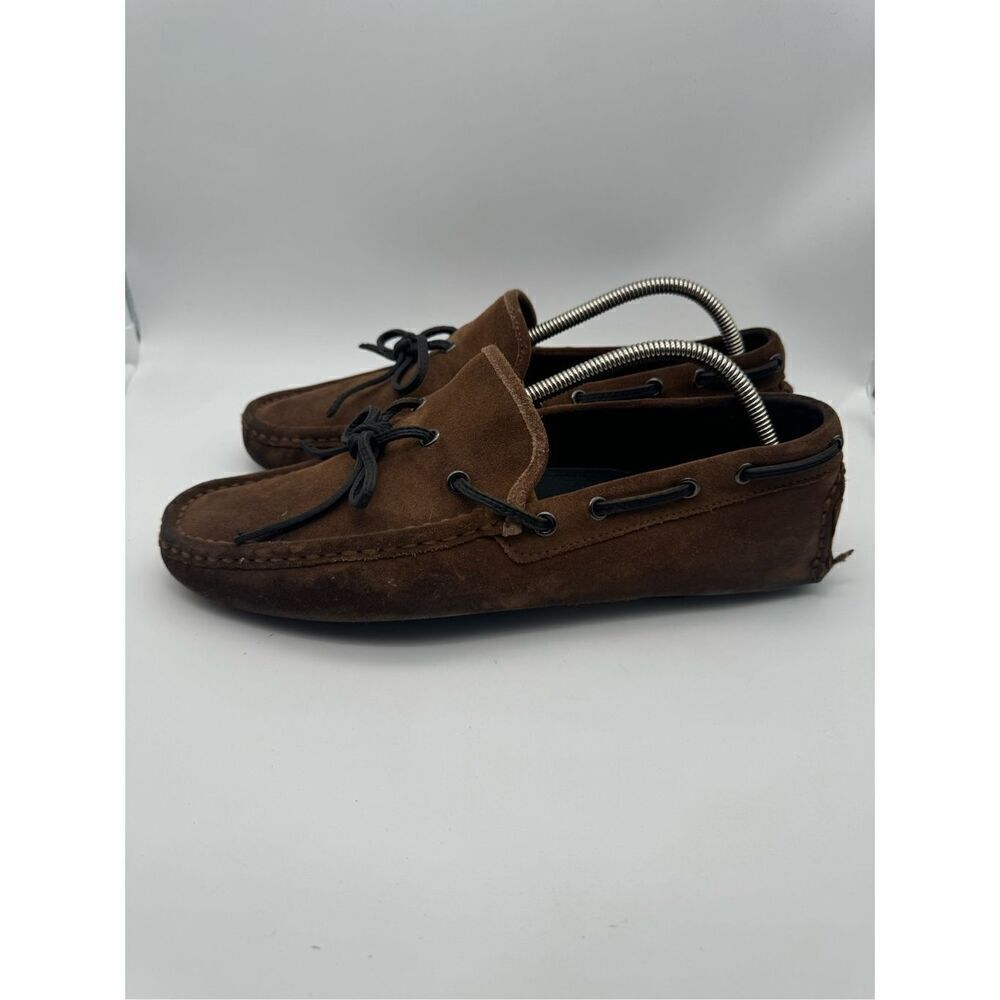 Coach Mens Loafers‎ (Brown Suede Driving Shoes) Size 10.5 - Picture 3 of 6